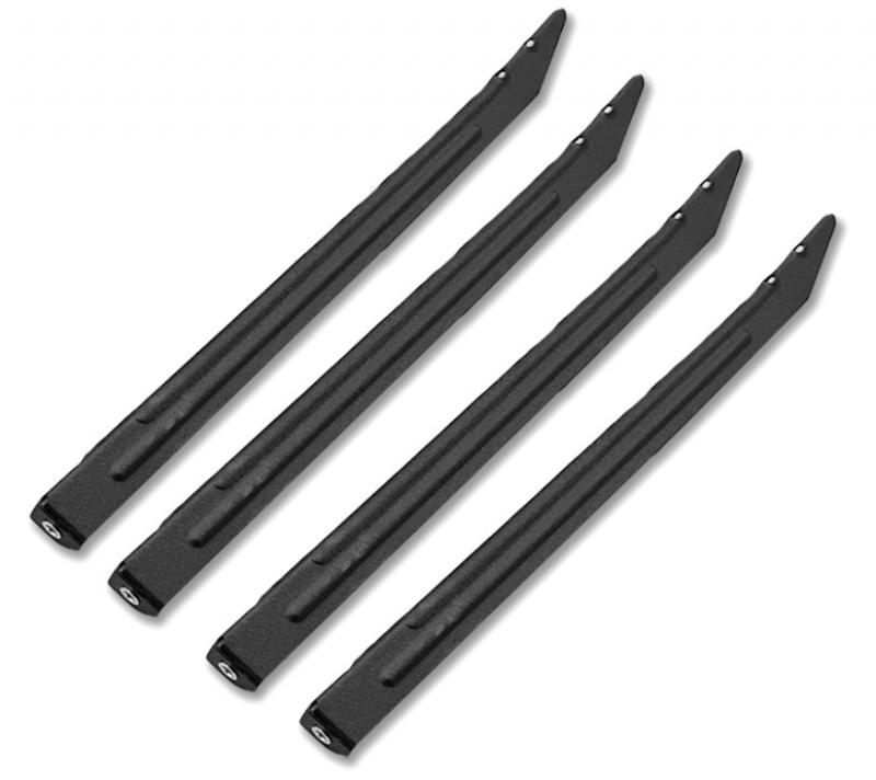 Stern/Sega Black Legs - Set of 4 #500-5921-50
