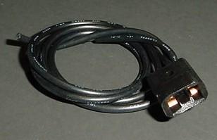 Pop bumper lamp socket with 12" leads