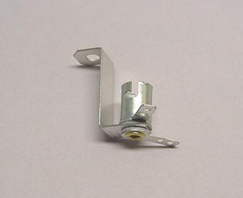 Miniature Bayonet Base 2-Lead Lamp Socket With Long Mounting Bracket #44/47 Bulbs