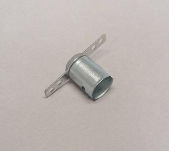 Miniature Bayonet Base 2-Lead Socket With Staple Down Mounting Bracket #44/47 Bulbs