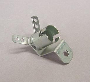 Miniature Bayonet Base 2-Lead Lamp Socket With Short Mounting Bracket #44/47 Bulbs