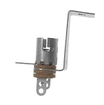Miniature Bayonet Base 3-Lead Socket With Long Mounting Bracket #44/47 Bulbs
