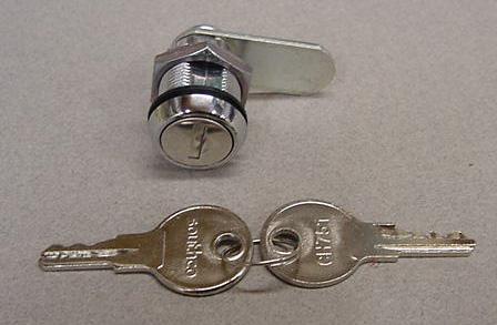 Coin Door Single Bitted Lock 7/8" Barrel #700