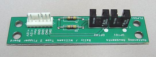 Williams Type 2 Flipper Opto Board #FLP001