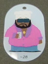 Chef South Park Key Chain Plastic NOS