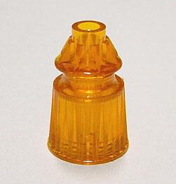 Star Post Orange Translucent Plastic 1-1/16" Tall