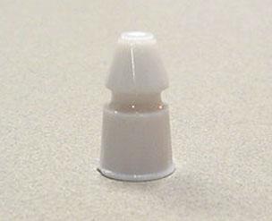 Facet Post White Plastic  1-3/16" Tall *
