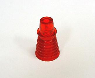 Red Plastic Finned Post 1-3/16"  #C952-1