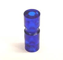 Blue Narrow Plastic Post 1-1/16" Tall