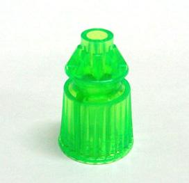 Star Post Fluorescent Green Plastic  1-1/16" Tall