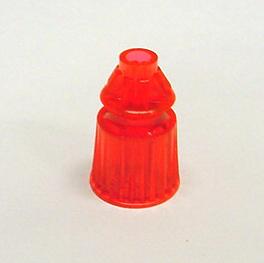 Star Post Fluorescent Orange Plastic  1-1/16" Tall