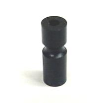 Black Narrow Plastic Post 1-1/16" Tall