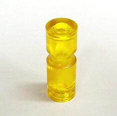 Yellow Narrow Plastic Post 1-1/16" Tall