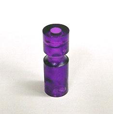 Purple Narrow Plastic Post 1-1/16" Tall