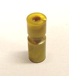 Gold Narrow Plastic Post 1-1/16" Tall