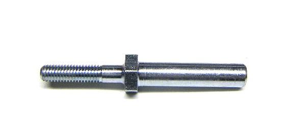 2-1/4" Tall Metal Post With Threaded Base and (Female) Threaded Top #02-4036-2