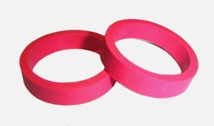 Red Flipper Rubber 3/8" x 1-1/2"