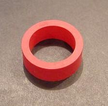 Red Flipper Rubber 1/2" x 1" (small)