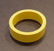 Yellow Flipper Rubber 1/2" x 1-1/2"