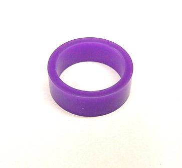 1" Mini Purple Translucent Gloss Super-Bands™ Flipper Rubber