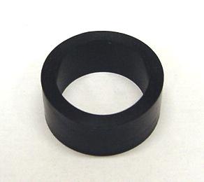 Black PerfectPlay­™ Silicone Flipper Rubber - 1" Mini Size