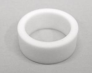 White PerfectPlay­™ Silicone Flipper Rubber - 1" Mini Size