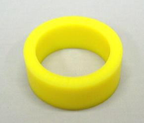 Yellow PerfectPlay­™ Silicone Flipper Rubber - 1" Mini Size