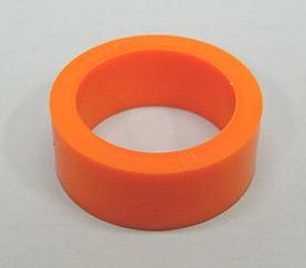 Orange PerfectPlay­™ Silicone Flipper Rubber - 1" Mini Size