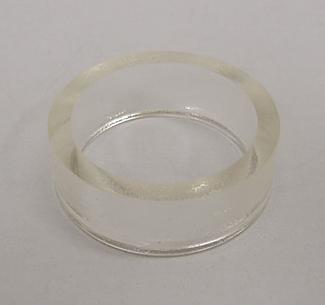 1" Mini Clear Gloss Super-Bands™ Flipper Rubber