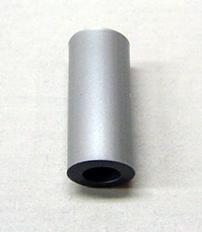 Metalic Silver Rubber Bumper Post Sleeve 1"
