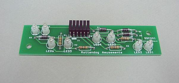 Bally WPC Scared Stiff Crate Sensor Board #SSC001