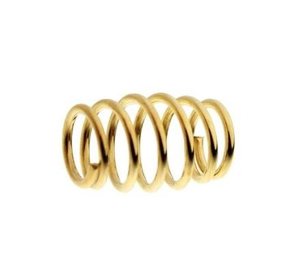 Shooter Rod Outer Barrel Spring 0.875" Long - Brass/Gold `