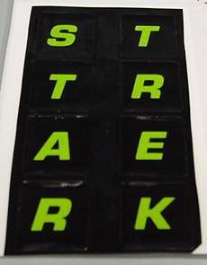 Star Trek 25th Anniversary Drop Target Stickers `^