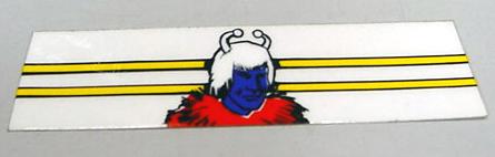 Star Trek 25th Anniversary Red/Blue Man Lamp Cover Decal ^