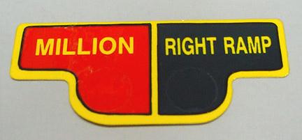 Star Trek 25th Anniversary Right Million Ramp Decal ^