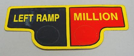Star Trek 25th Anniversary Left Million Ramp Decal ^
