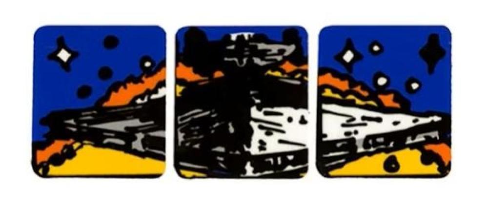 Star Wars Drop Target Decals set of 3 - Data East #820-6090-XX