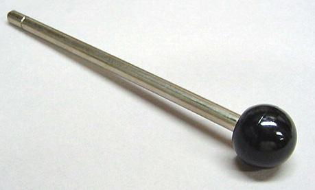 Shooter Rod Ball Plunger with Round Black Knob