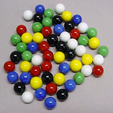 Twilight Zone Polished, Seamless, Opaque Glass Gumballs