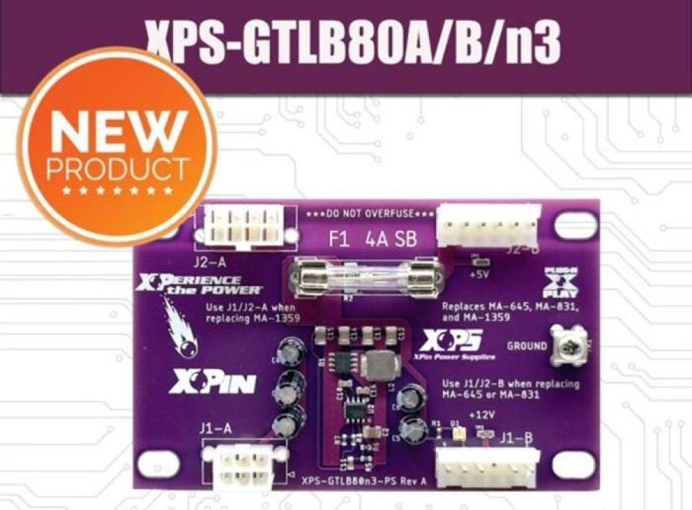 Gottlieb System 80B and System 3 +5v Power Supply