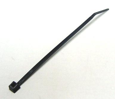 Cable Nylon Zip Tie - Black 4" Long (25 Pack) =