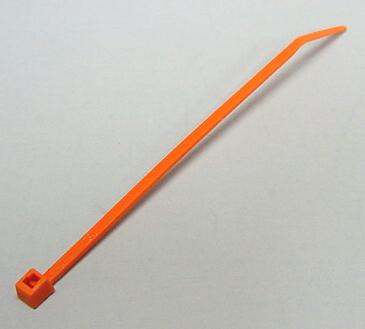 Cable Nylon Zip Tie - Orange 4" Long (25 Pack)