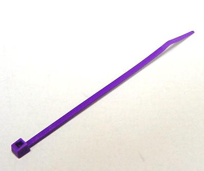 Cable Nylon Zip Tie - Purple 4" Long (25 Pack)
