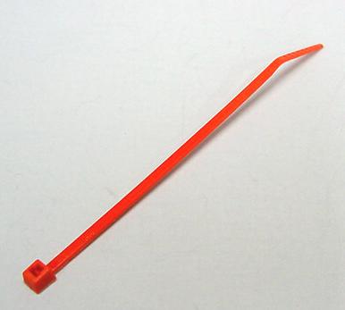 Cable Nylon Zip Tie - Red 4" Long (25 Pack) =