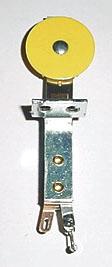 Round Stand Up Target Switch Yellow - Front Mount