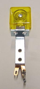 Deep Square 3D Stand Up Target Switch Transparent Yellow