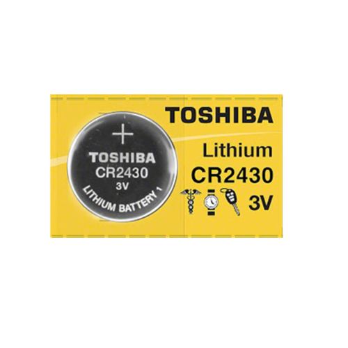 Toshiba CR2430 3V Lithium Coin Cell Battery