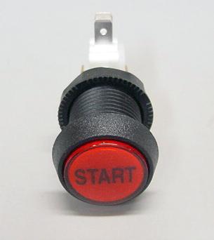 Red Start Button Assembly - Williams/Bally