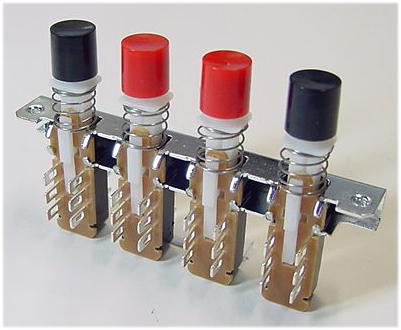 4 Button Service Switch Assembly , Williams - Bally 4 Button Service Switch Assembly , Williams - Bally