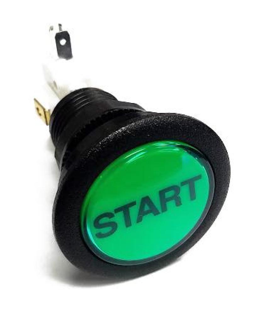 Stern Green 1.5" Start Button & Lamp Assembly #500-1060-44-LED